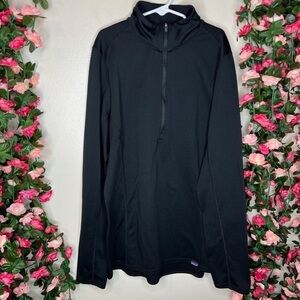 Patagonia Women’s Capilene Black Midweight Zip Neck #44455 Small Outdoor 🌹